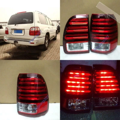  Luces traseras para Toyota Lexus LX470 1998-2002 LED tipo 4x lámparas rojo blanco Foto 1 de 4