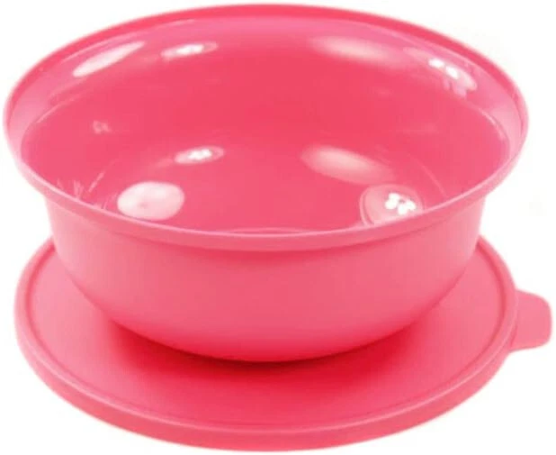 SALADIER 2 LITRES AVEC COUVERCLE GAMME ALOHA - TUPPERWARE - ROSE - Photo 1/1