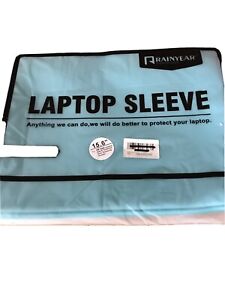 Pale blue Rainyear 15.6" Laptop protector sleeve
