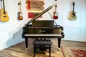 Mason & Hamlin A Baby Grand Piano Ebony Satin Quality Built American Piano - Picture 1 of 24
