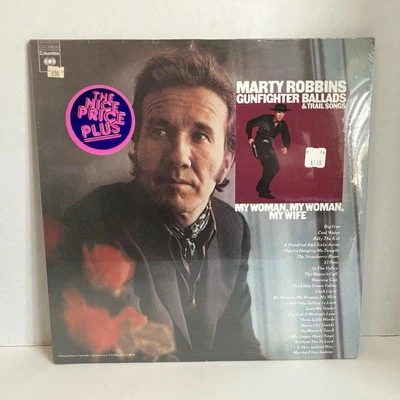 Marty Robbins Gunfighter Ballads / My Woman 2 LP Album 1976 Columbia Sealed - Image 1 of 4