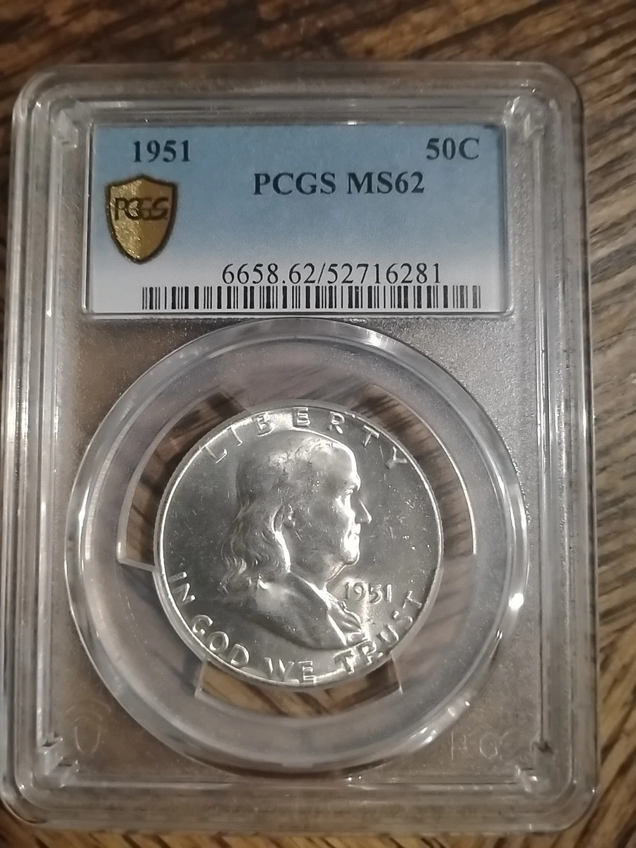 MS 62 Graded Franklin Half Dollars (1948-1963) for sale | eBay