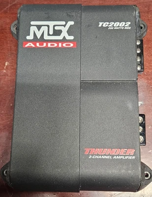 Amplificador de carro MTX TC2002 600W 2 canais classe A/B Thunder série TC - Imagem 1 de 4