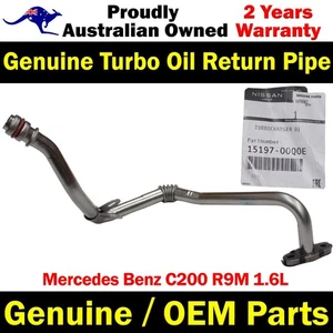 Genuine Turbo Charger Oil Return Pipe For Mercedes Benz C200 R9M 1.6L - Picture 1 of 7