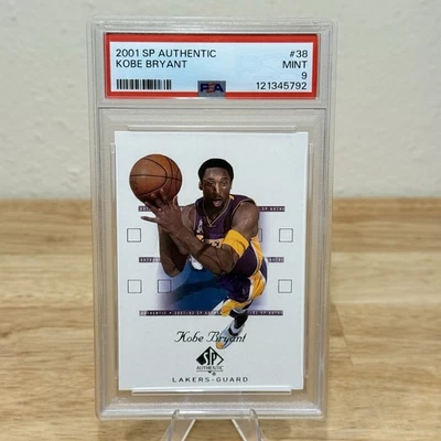 2001-02 SP Authentic Kobe Bryant #38 PSA 9 MINT Graded Low POP - HOF Mamba - Image 1 of 3