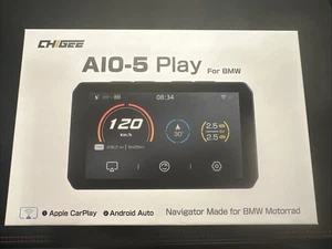 Chigee AIO-5 Play For BMW Motorcycle Smart Riding System CarPlay - Picture 1 of 5