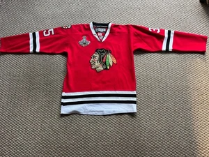 Tony Esposito Blackhawks Jersey (Reebok CCM Red—Adult Size 52) Stanley Cup Patch - Picture 1 of 10