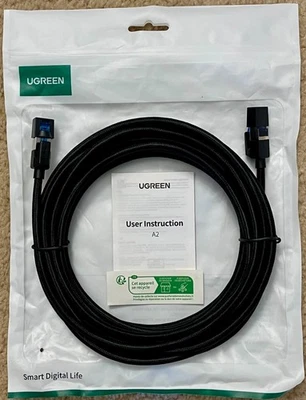 UGREEN CAT 8 Shielded Round Braided Ethernet Cable - 5M (16.4 feet) - Image 1 of 4