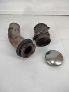 1962 to 1974 MG MGB Gas Tank Filler Neck Tube Hose Fuel Tank Rubber Clamps - Bild 1 von 9