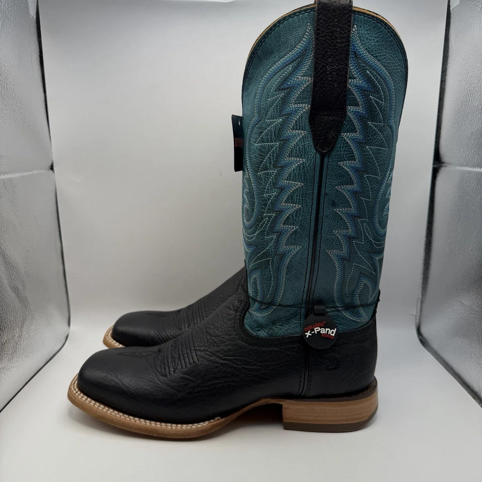 Durango Arena Pro Black & Blue Lagoon Western Boot 13 Inch Men’s Sz 9M DDB0413