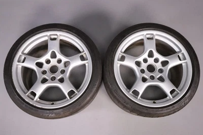 Porsche 997 11x19" Alukomplettrad mit Michelin 99736216200 silber - Bild 1 von 4