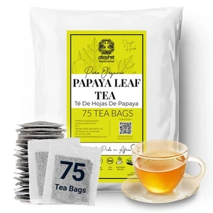 75 Papayablätter Teebeutel, Hojas de Papaya, Loseblatt Kräutertee - Bild 1 von 6