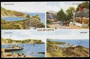 Lulworth Dorset Multi View Postcard - Picture 1 of 2