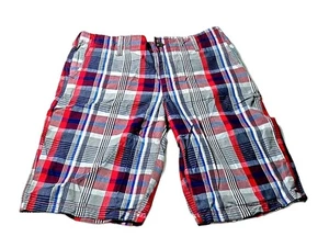 ARIZONA JEANS COMPANY, 18 Husky, Chino Shorts, Cabaret Red, Boys - Picture 1 of 3