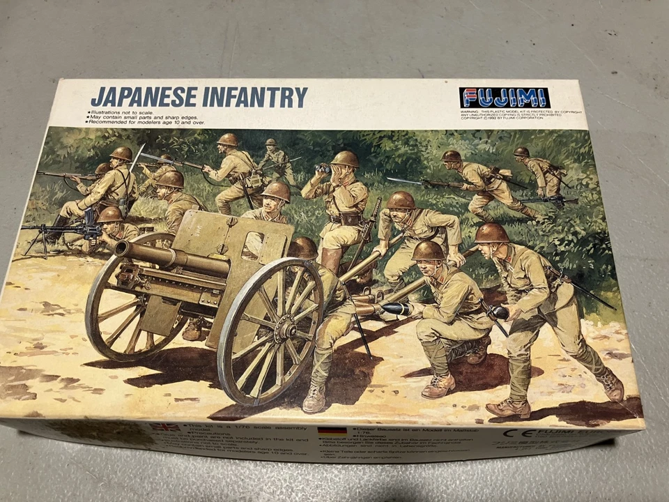 Fujimi 1/76th scale #WA-30 Japanese Infantry - Image 1 of 1