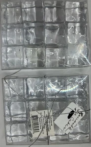 Acrylic Bar ware Faux Ice Cubes Reusable Drink Novelty Accessory Set Of 2 - Picture 1 of 6