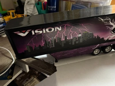 NEW RAY  NEW BLACK  MACK VISION DRY VAN TRAILER, NO PACKAGING # B 599 - Image 1 of 4