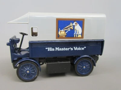 C865 Vintage 1985 Matchbox Y29 Macao Walker Van 1919 Bleu His Master's Voice - Photo 1/4