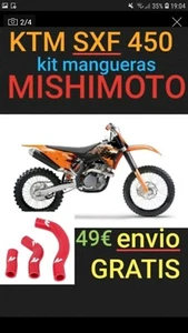 Kit MANGUERAS MISHIMOTO KTM 450SXF 2007/2010 - Imagen 1 de 4