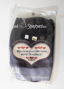 Vintage 1984 Good Shepherd For Grandma Counted Cross-Stitch Kit Heart Frame - Picture 1 of 4