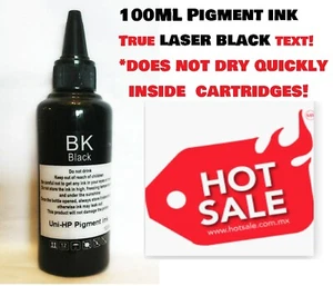 100ml Black Pigment Nachfülltinte für alle Tintenstrahldrucker mit PG-Patronen - Bild 1 von 2