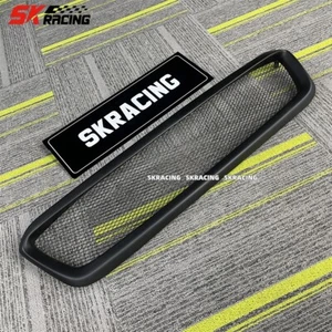 Fits For SUBARU WRX STI 2015-2017 Matte Black FRP Front Bumper Mesh Grille Grill - Picture 1 of 18