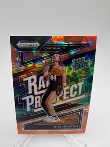 2024 Panini Prizm Draft Picks - Rated Prospect Kiki Iriafen #10 Orange Ice Prizm - Bild 1 von 2