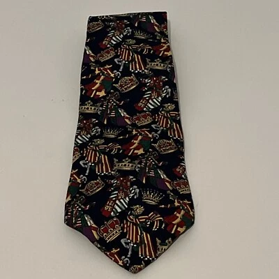 Tommy Hilfiger Vintage 100% Corbata Corona Foto 1 de 4