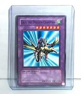 YU GI OH! GAIA THE DRAGON CHAMPION(Common) DLG1-EN023 Dark Legends! - Picture 1 of 2