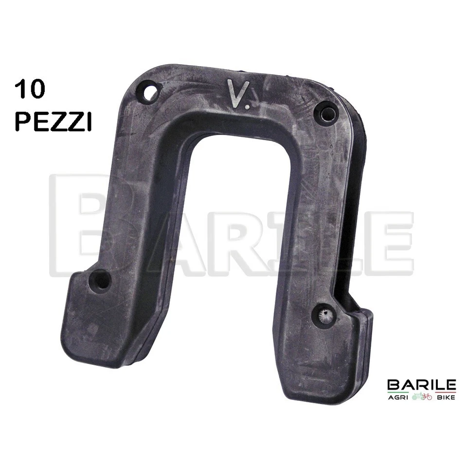 10 Gomma / Gommino Gancio Scuotitore Olive TEKNA - VIBROTEK CONCORRENZA V - Immagine 1 di 3