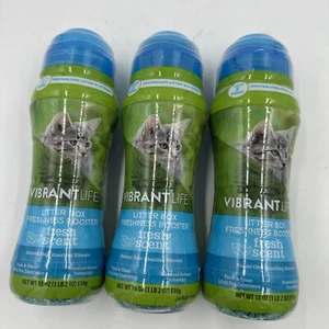 3 Pack - Vibrant Life Litter Box Freshness Booster, Fresh Scent, 18 oz - Picture 1 of 4
