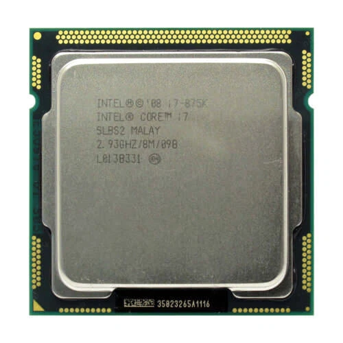 Intel Core i7-875K 2.93GHz LGA 1156 SLBS2 8M Cache 4-Core CPU Processor(i7875K) - Image 1 of 1