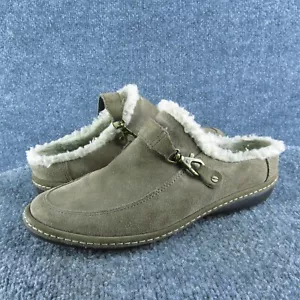 Lands' End Women's Mule Brown Leather Size 8M Gently Used 2025 - Imagen 1 de 6