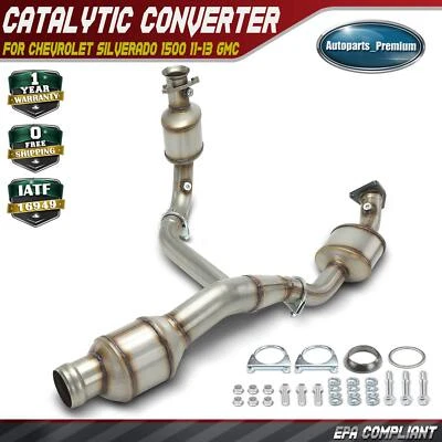 Front Side Catalytic Converter for Chevy Silverado 1500 GMC Sierra 1500 Cadillac - Image 1 of 4