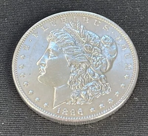 1896 MORGAN SILVER DOLLAR COLLECTOR COIN. FREE SHIPPING  - Picture 1 of 2