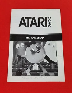 Notice - Manuel MS. Pac-Man Atari 2600 en bon état - Imagen 1 de 5