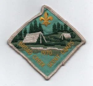 Venta de campamento: parche Broad Creek Scout Camps 1970 (Consejo del Área de Baltimore), usado - Imagen 1 de 1