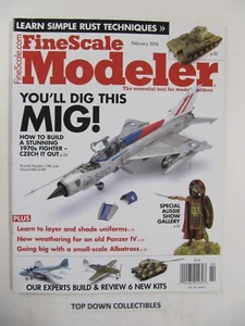 Fine Scale Modeler Magazine February 2016 Learn Simple Rust Techniques - Imagen 1 de 2