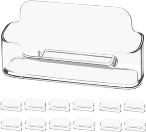 4 Pack Business Card Holder for Desk,Clear Acrylic Business Card Holder Display - Picture 1 of 12