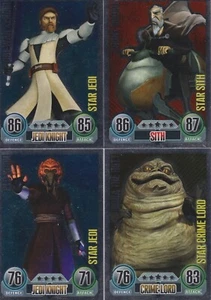 star wars topps force attax silver lot of 4 cards you choose your cards - Picture 1 of 4