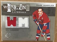 2009-10 SPX Winning Materials, Frank Mahovlich, #WM-FM, Uncirculated