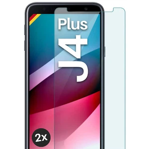 2x Echt Glas für Samsung Galaxy J4 PLUS Panzerfolie Handy Premium Displayschutz - Zdjęcie 1 z 8