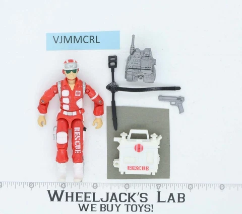 Lifeline V1 100% Complete 1986 G.I. Joe Hasbro Vintage Action Figure Cover