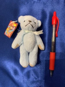 NWT~Blue Key Chain Teddy Bear -ship free - Picture 1 of 3