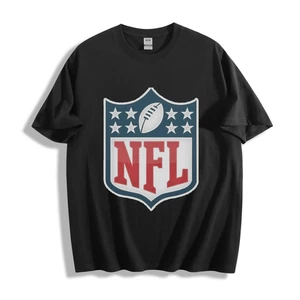 NFL Logo T-Shirt - Classic Shield Design Unisex Tee - Bild 1 von 24