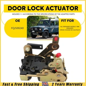 FQJ500240 DRIVERS FRONT DOOR LATCH TO FITS FOR LAND ROVER DEFENDER NEW 1986-16 - Picture 1 of 11