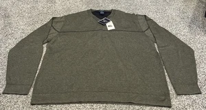 Men’s Size XL Extra Large Dockers Gray/Green Sweater Shirt Pullover NWT - Picture 1 of 2