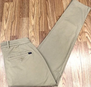 ABERCROMBIE & FITCH ATHLETIC SKINNY PANTS COTTON/SPANDEX TAN Sz 29W x 32L - Picture 1 of 4