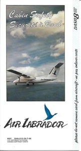 Safety Card - Air Labrador - DHC-8 100 Dash 8 - c1996 (Canada) (S4806) - Picture 1 of 1