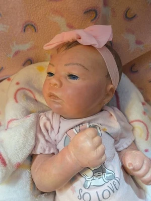 19" Reborn Baby Jade With COA Soft Body From Bountiful Baby - Image 1 of 4